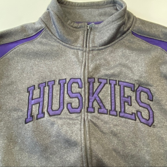 Huskies Grey and Purple Track Jacket - Picture 2 of 5